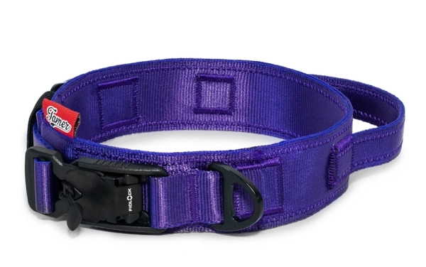 Halsband Fidlock®-Magnetverschluss mit Griff - lila